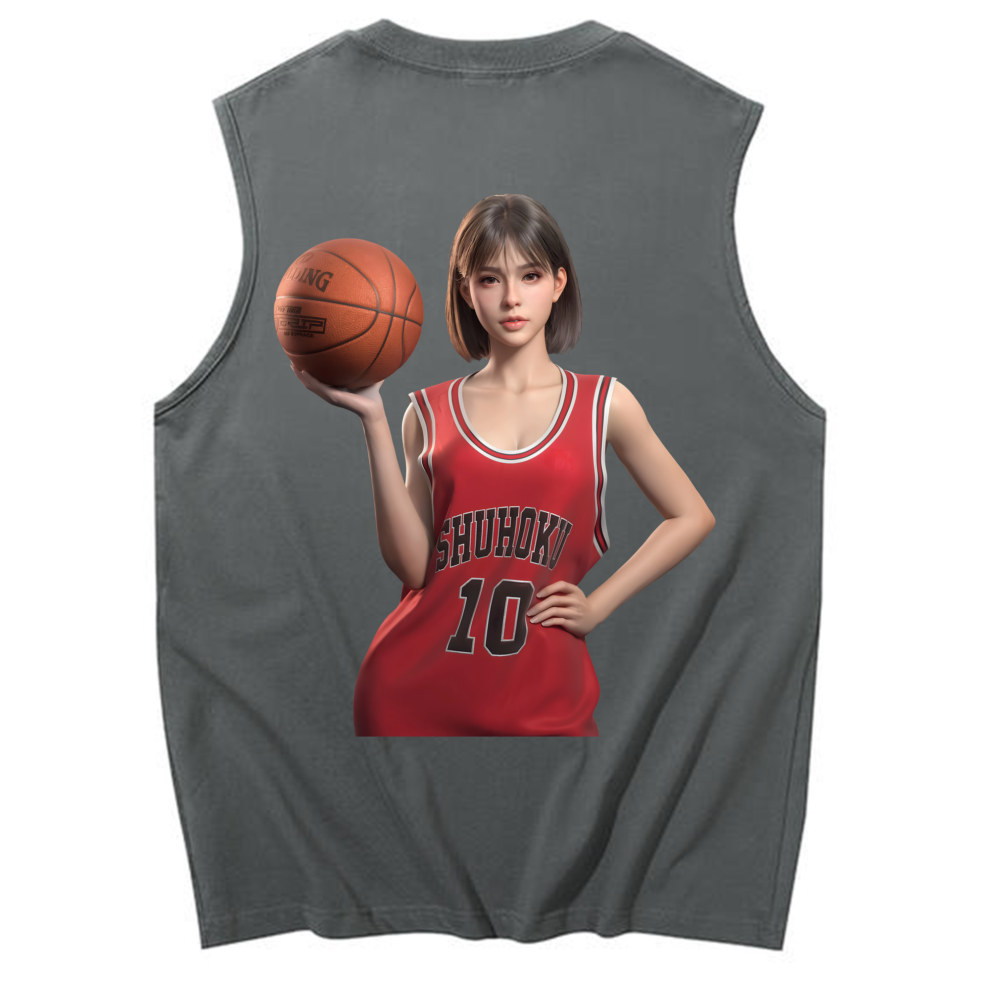 （画像用） SLAM DUNK／スラムダンク コットン100％タンクトップ（背面プリント）
